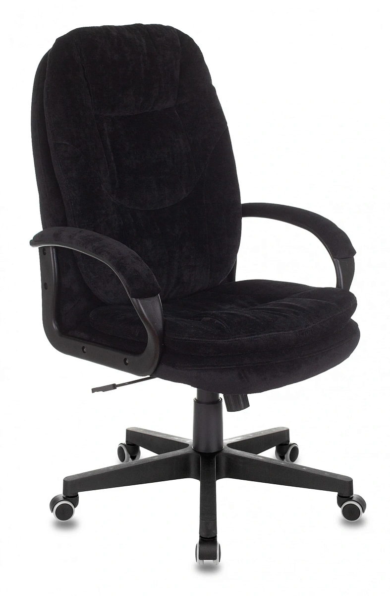 картинка Кресло руководителя Бюрократ CH-868N Fabric черный Light-20 крестов. пластик от магазина Montegros