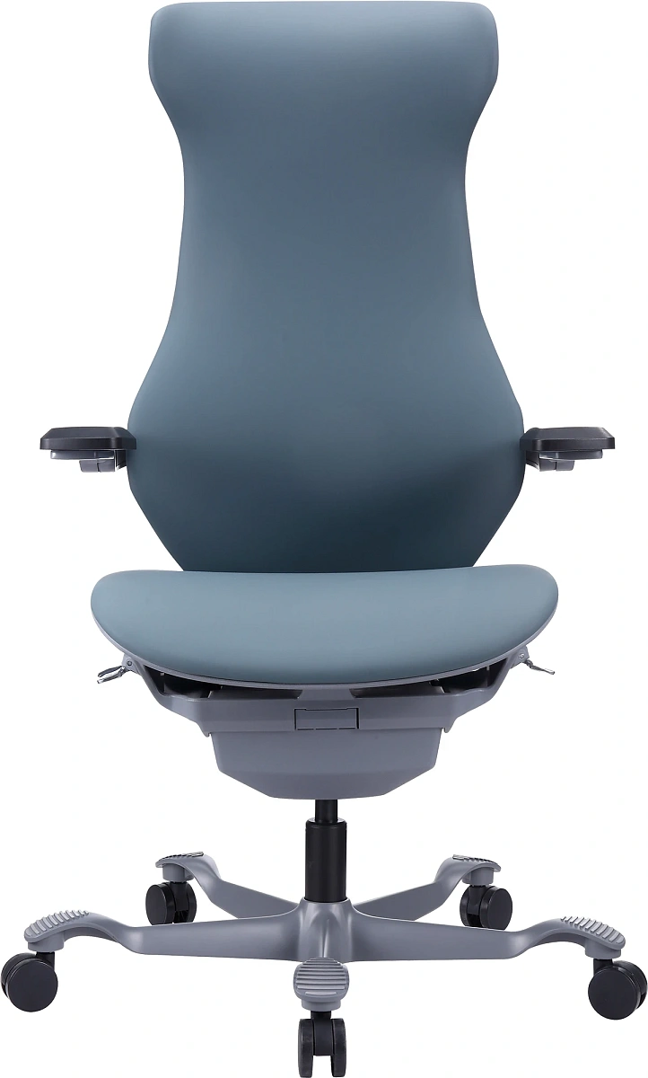 картинка Эргономичное кресло Atom Grey Экокожа Серый от магазина Montegros
