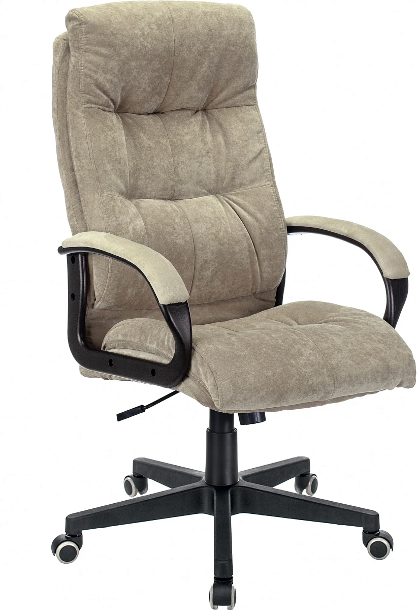 картинка Кресло руководителя Бюрократ CH-824 Fabric песочный Light-21 крестов. пластик от магазина Montegros