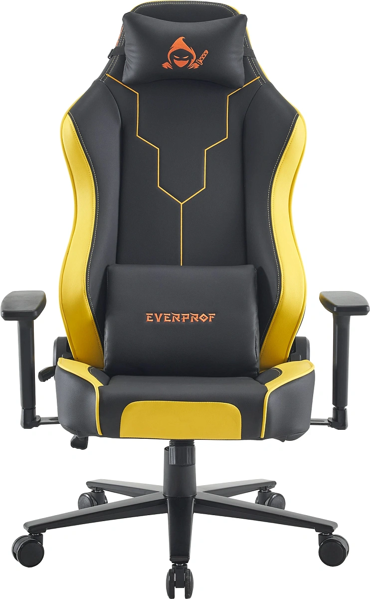картинка Геймерское кресло Everprof Rapid Экокожа Желтый от магазина Montegros