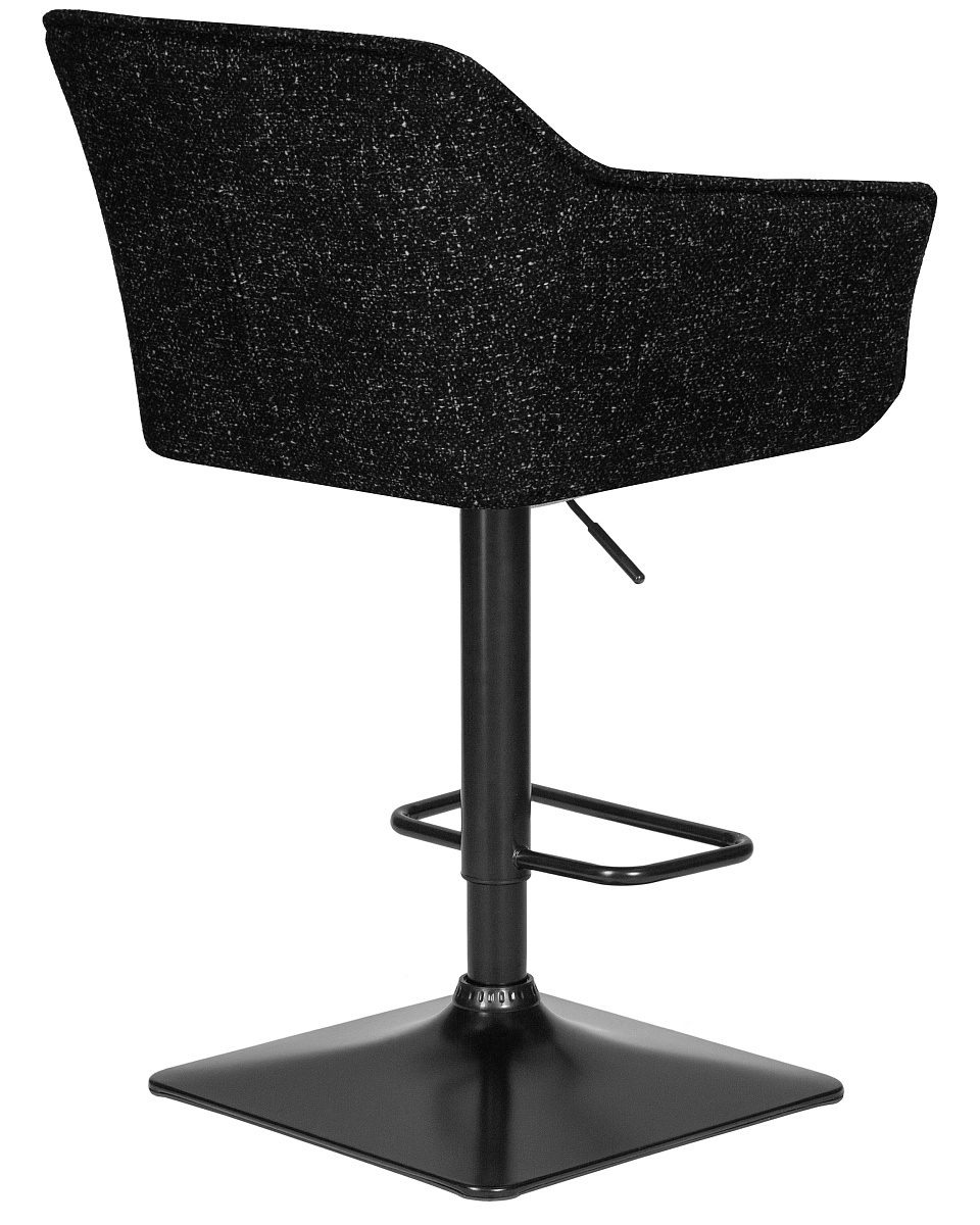 картинка Стул барный DOBRIN RALF, черный твид (LEO18) от магазина Montegros