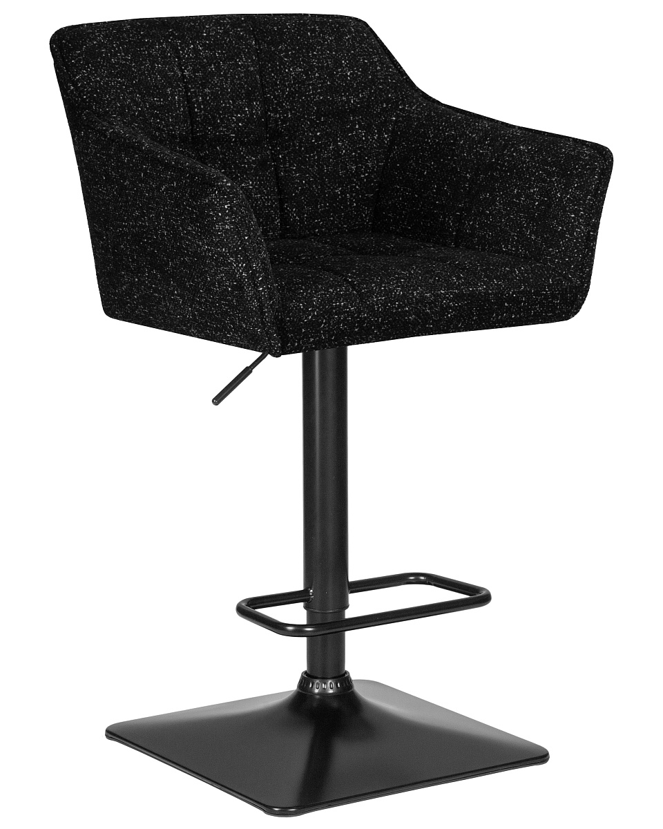 картинка Стул барный DOBRIN RALF, черный твид (LEO18) от магазина Montegros