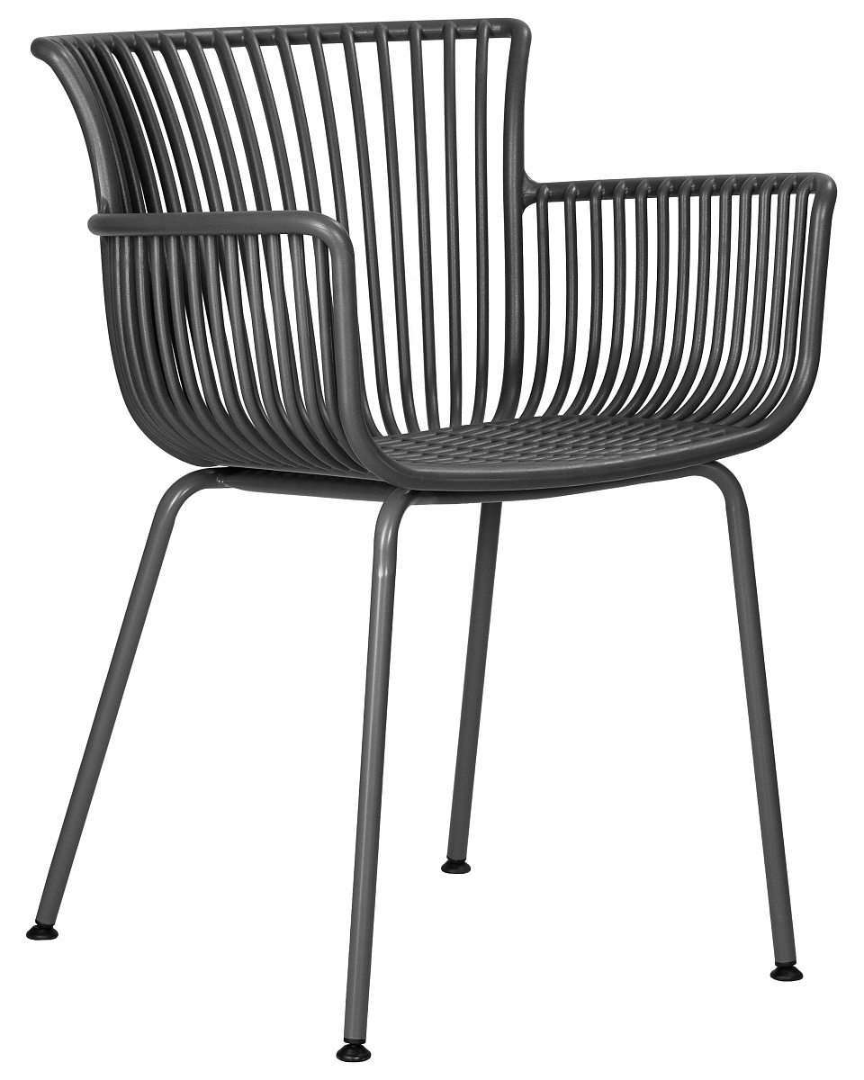 картинка Стул обеденный DOBRIN ROSS, темно-серый (GR-04) без подушки от магазина Montegros