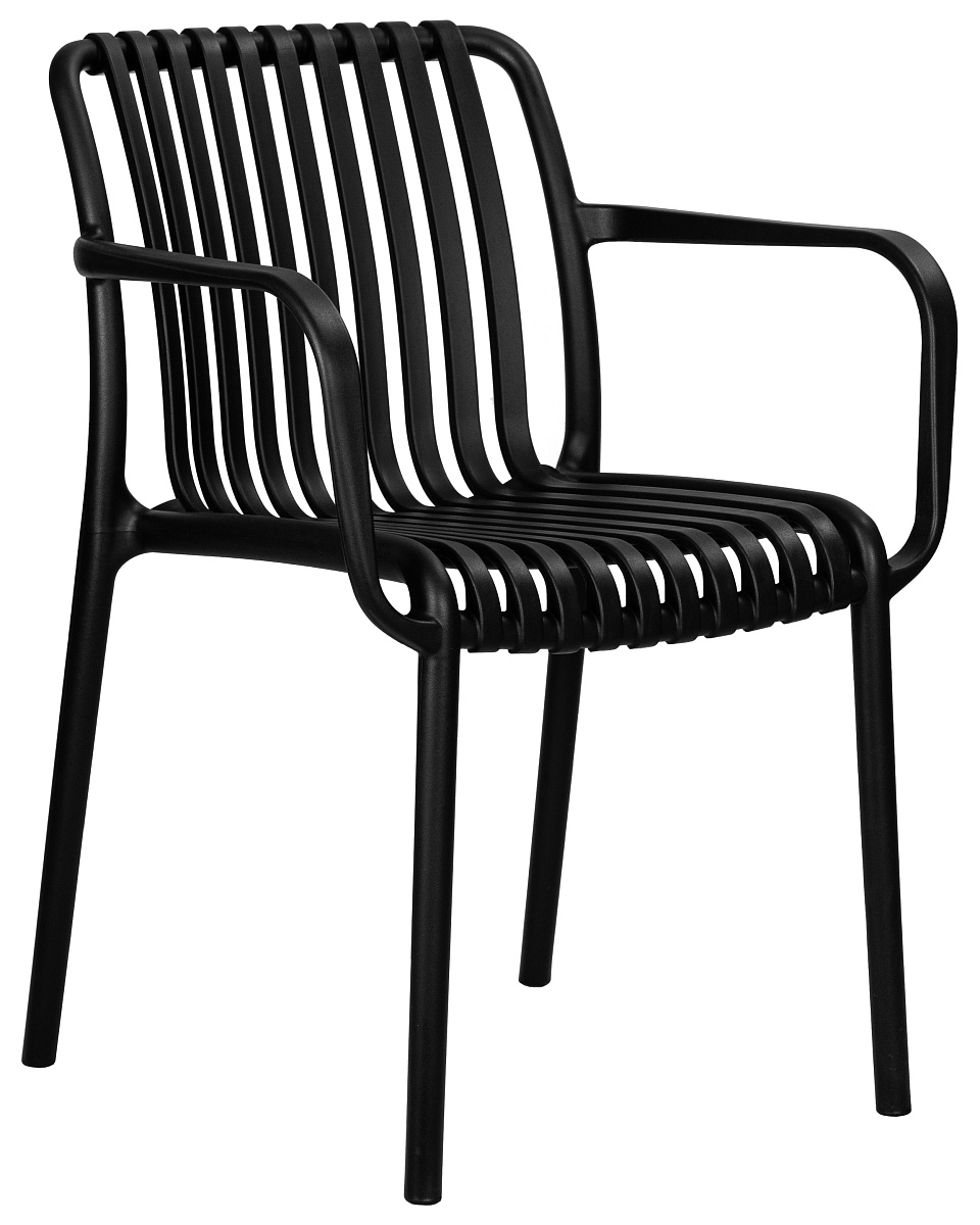 картинка Стул обеденный DOBRIN WALTER ARM, черный (B-03) от магазина Montegros