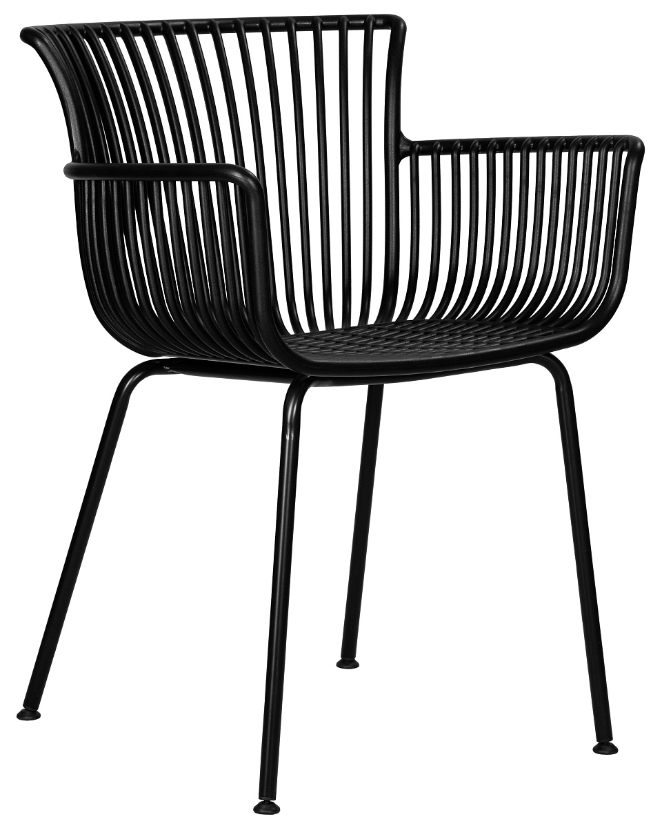 картинка Стул обеденный DOBRIN ROSS, черный (B-03) без подушки от магазина Montegros