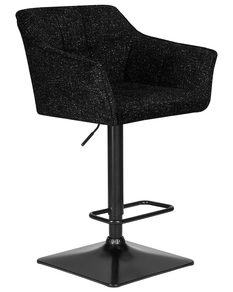 картинка Стул барный DOBRIN RALF, черный твид (LEO18) от магазина Montegros