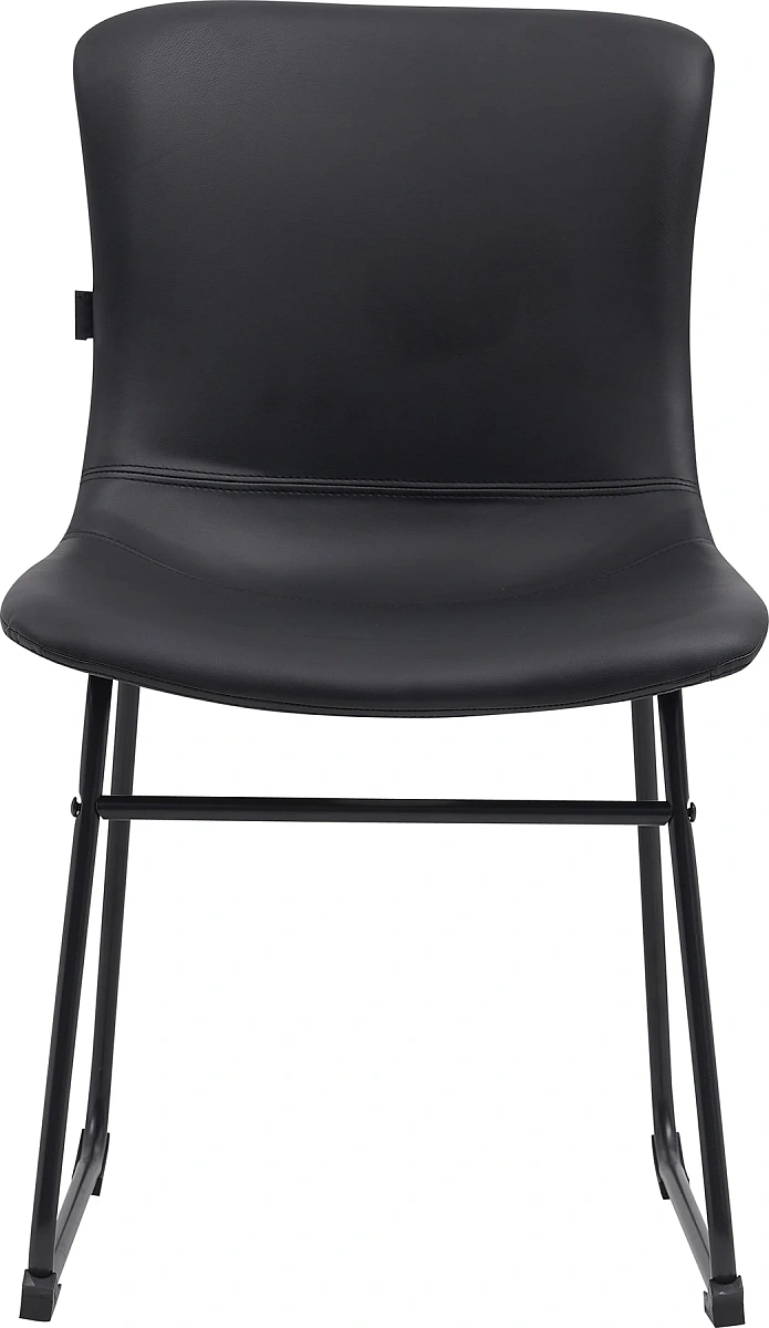 картинка Кресло для посетителей Everprof Expo CF Экокожа Черный от магазина Montegros