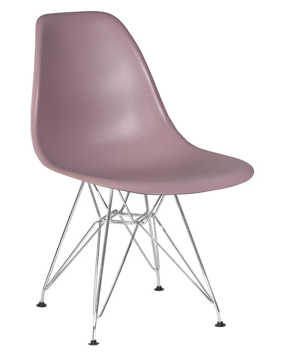 картинка Стул обеденный DOBRIN DSR, ножки хром, цвет сиреневый (P-04) от магазина Montegros