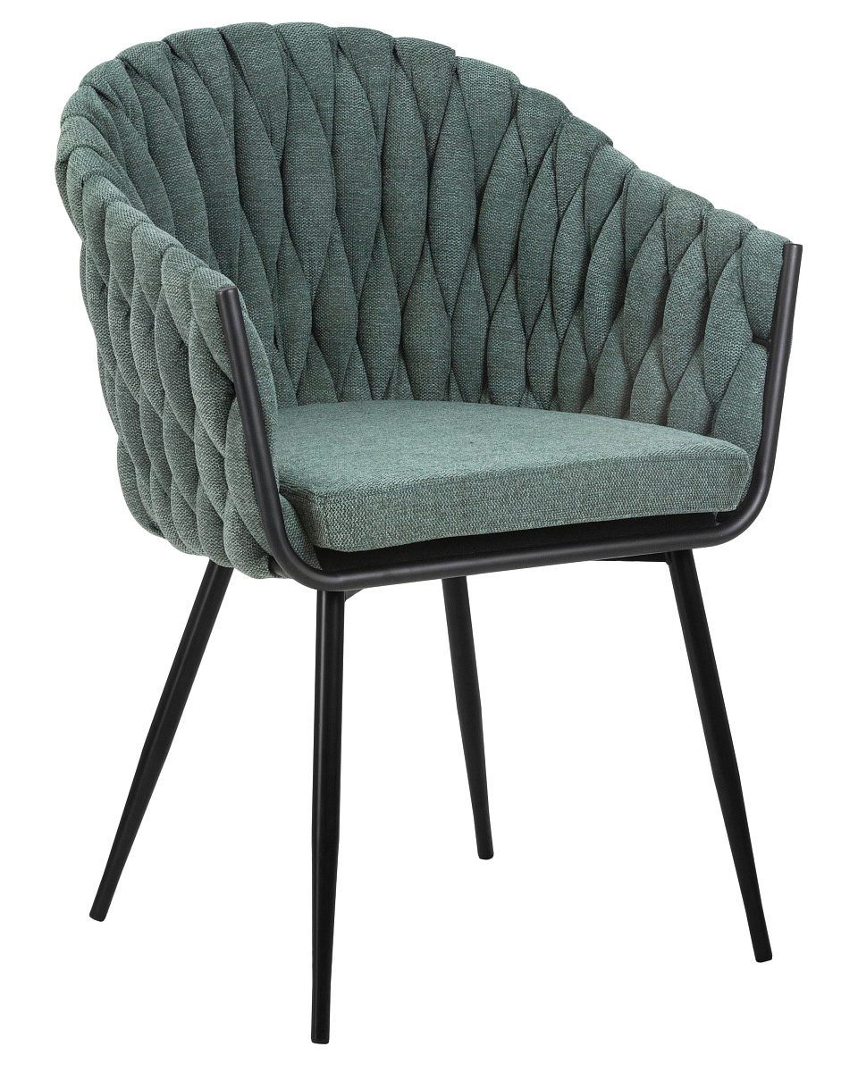 картинка Стул обеденный DOBRIN MATILDA, зеленая ткань (LAR 275-23) от магазина Montegros