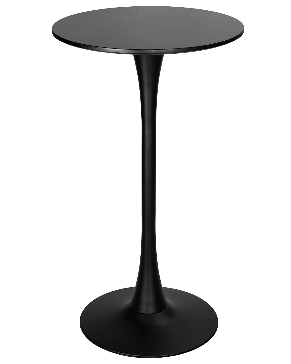 картинка Стол барный MIA BAR, черная столешница, черное основание от магазина Montegros