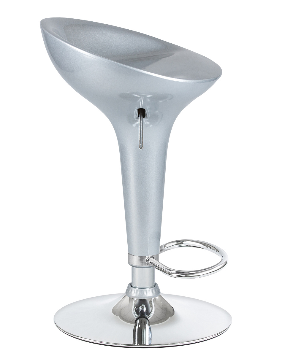 картинка Стул барный DOBRIN BOMBA, серебряный металлик от магазина Montegros