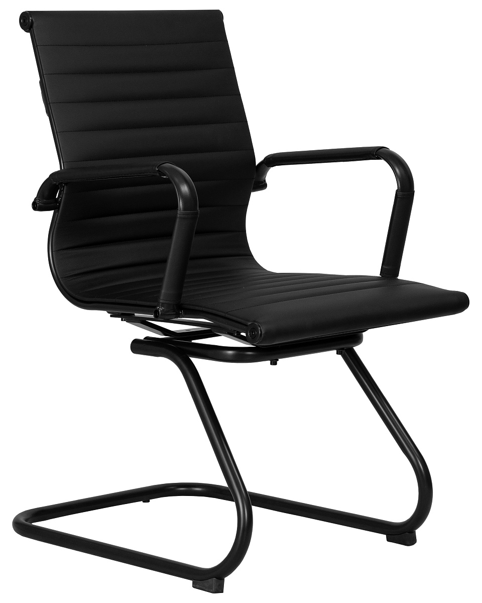 картинка Офисное кресло для посетителей DOBRIN CODY BLACK, чёрный от магазина Montegros