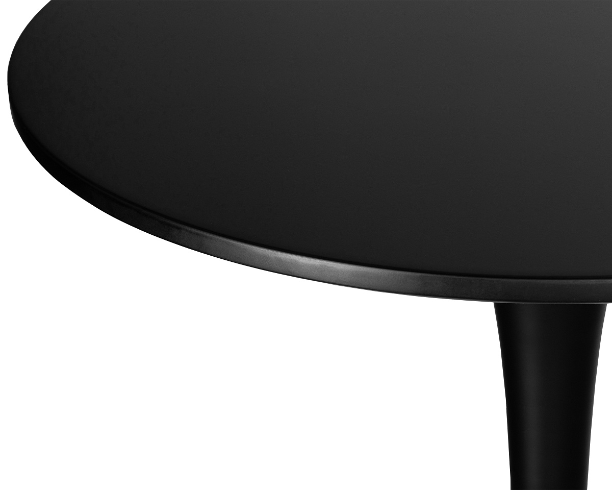 картинка Стол барный MIA BAR, черная столешница, черное основание от магазина Montegros
