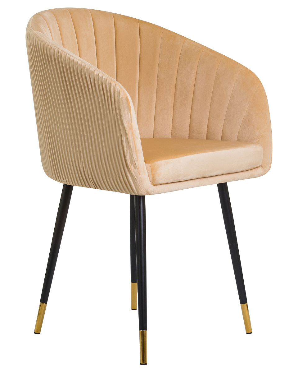 картинка Стул обеденный DOBRIN MARY, песочный велюр (1922-3) от магазина Montegros