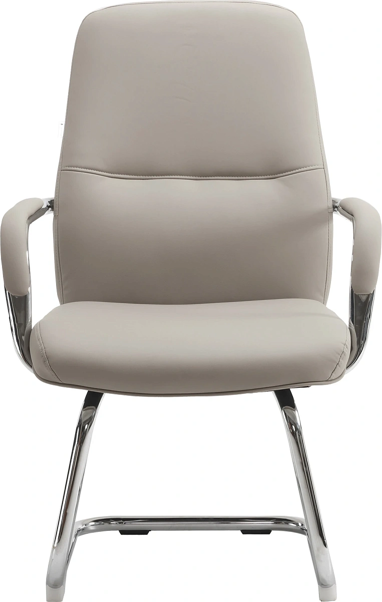 картинка Кресло для посетителей Everprof Vesta CF Экокожа Бежевый от магазина Montegros