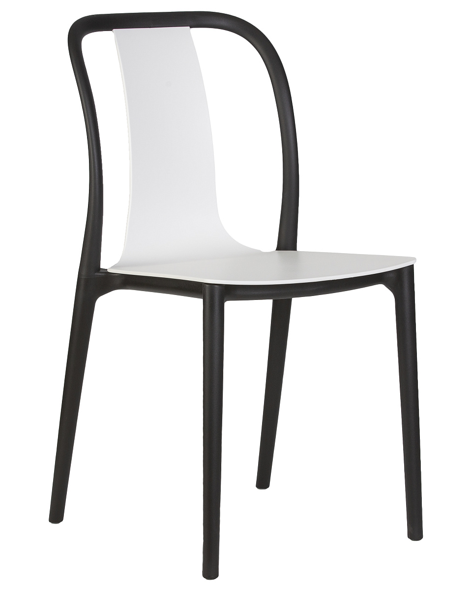 картинка Стул обеденный DOBRIN ADAM, черный/белый от магазина Montegros