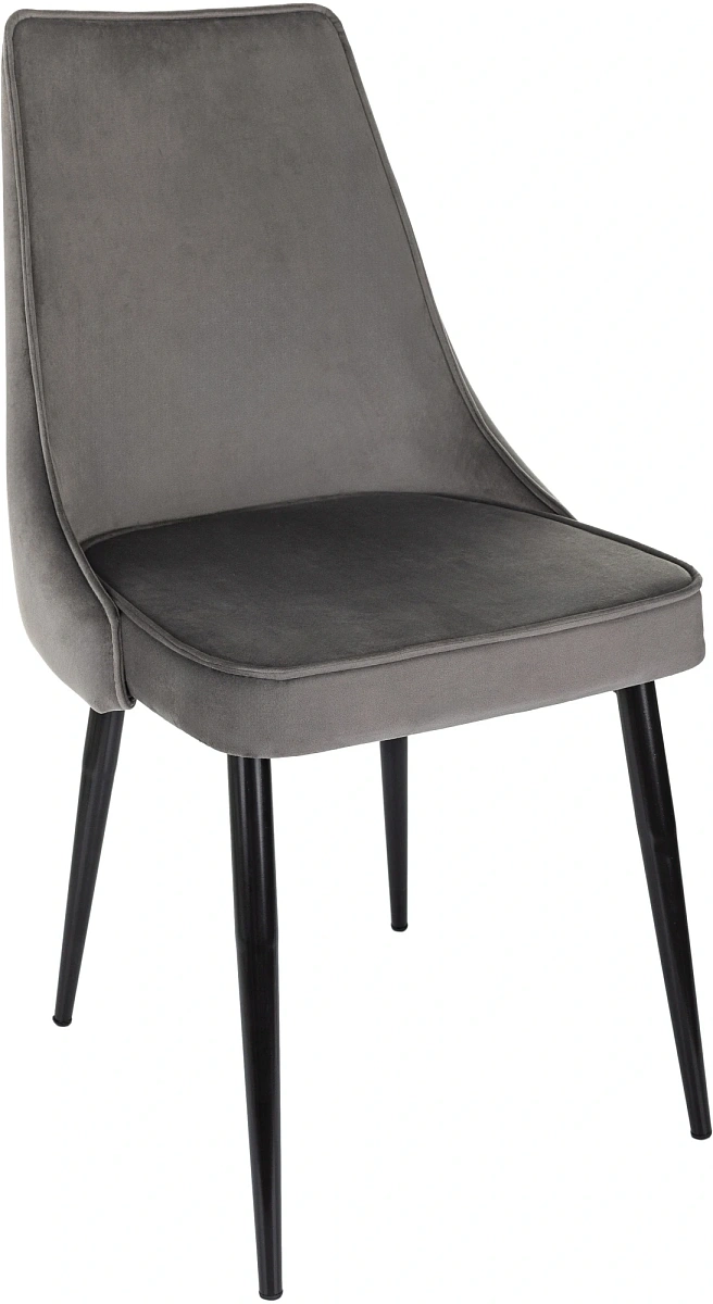 картинка Стул для дома Бюрократ CH-K4 т.серый Holland 18 металл черный на ножках (CH-K4_1/HL18) от магазина Montegros