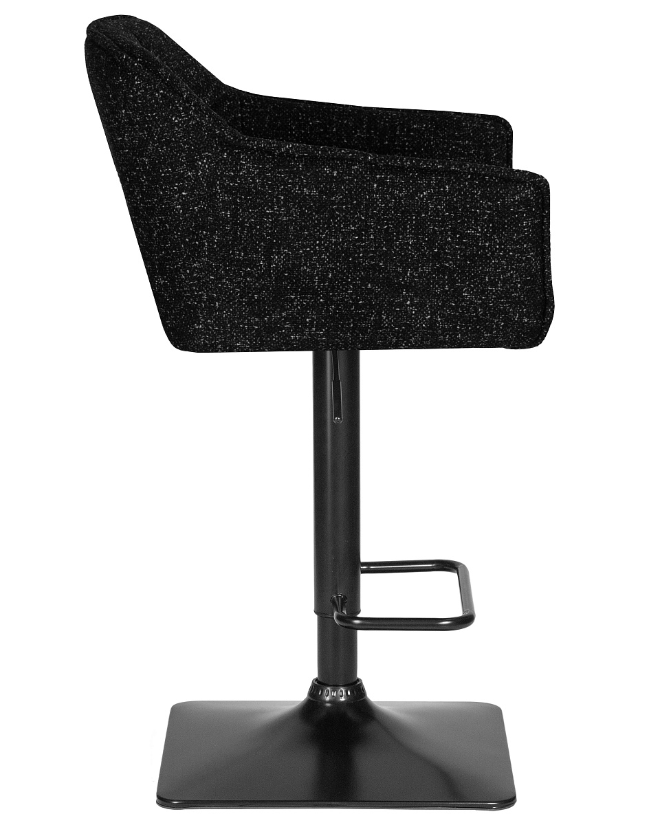 картинка Стул барный DOBRIN RALF, черный твид (LEO18) от магазина Montegros