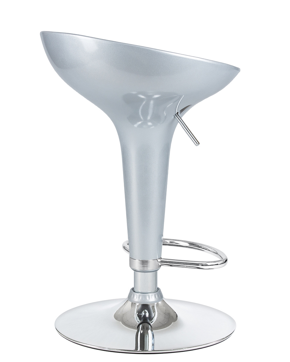 картинка Стул барный DOBRIN BOMBA, серебряный металлик от магазина Montegros