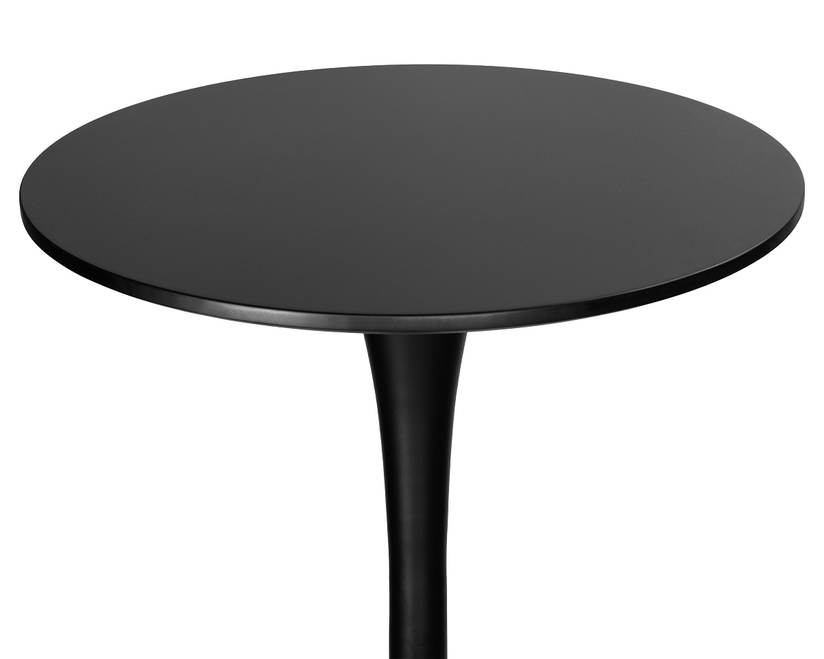 картинка Стол барный MIA BAR, черная столешница, черное основание от магазина Montegros