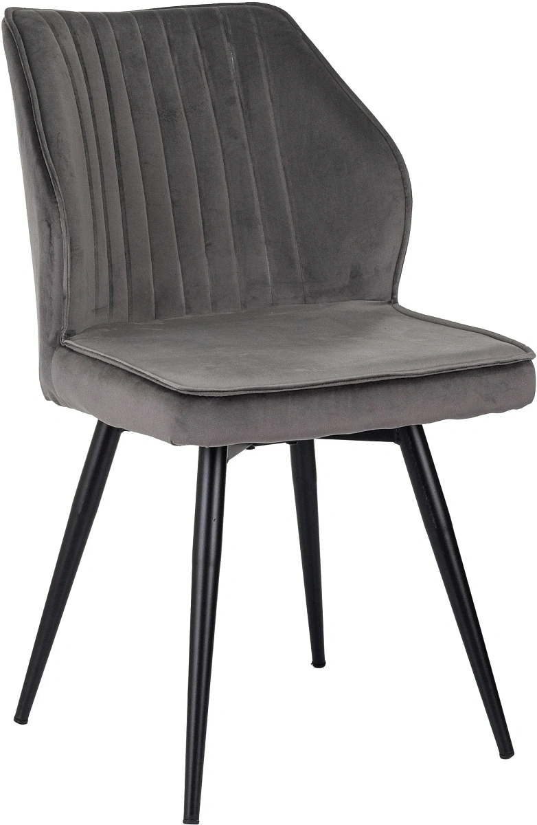 картинка Стул для дома Бюрократ CH-K5_SP с повор.мех. т.серый Holland 18 металл черный на ножках (CH-K5_1/SP/HL18) от магазина Montegros