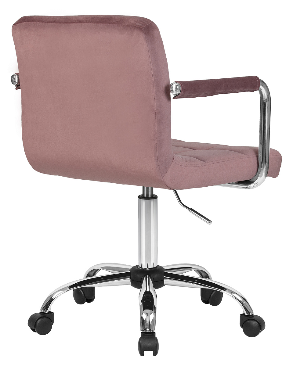 картинка Офисное кресло для персонала DOBRIN TERRY, пудрово-розовый велюр (MJ9-32) от магазина Montegros